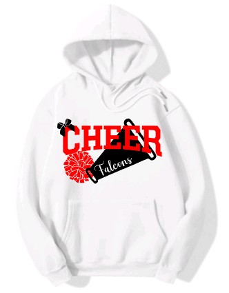 Alsip Falcons Cheer Megaphone Hoodie
