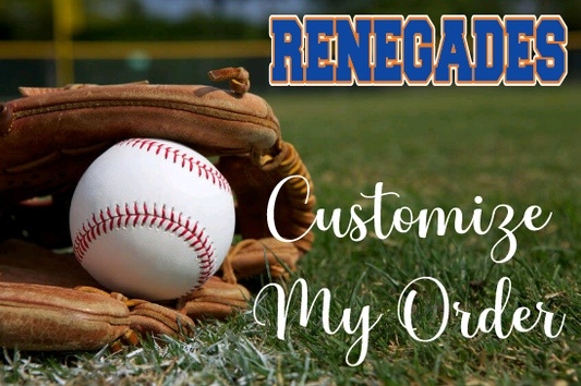 Renegade - Customize My Order by Adding Name & Number