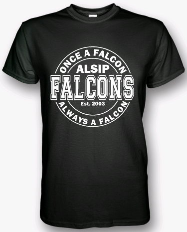 Alsip Falcons 20 Year Anniversary Shirt