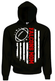 Falcons Flag Football Mom Hoodie