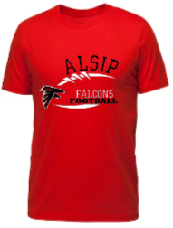 Alsip Falcons Football & Cheer Half football T-Shirt