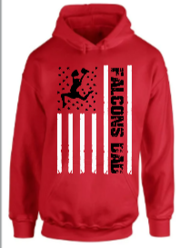 Falcons Cheer Dad Flag Hoodie