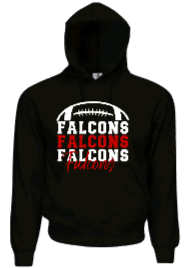 Falcons Half Football Hoodie