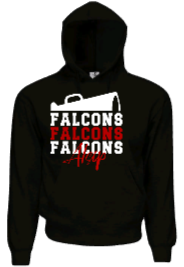 Falcons Half Megaphone Hoodie