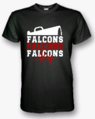 Half Megaphone Alsip Falcons T-Shirt