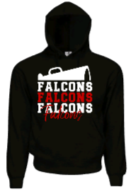 Falcons Half Megaphone Hoodie