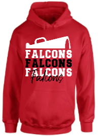 Falcons Half Megaphone Hoodie