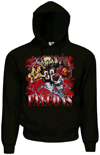 Falcons Lighting Bird Hoodie