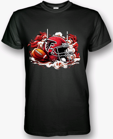 Falcons Football Helmet  T-Shirt