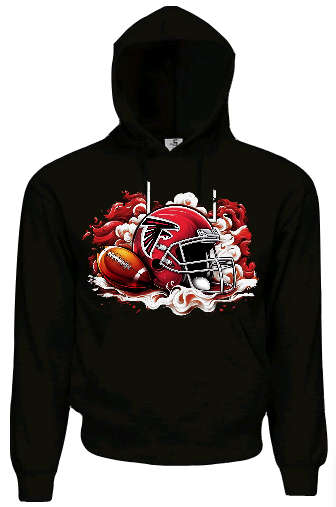 Falcons Football Helmet Hoodie