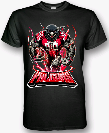 Falcons Black Bird T-Shirt