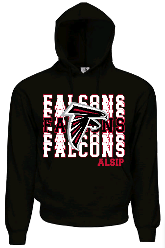 Falcons Effect with Logo Hoodie