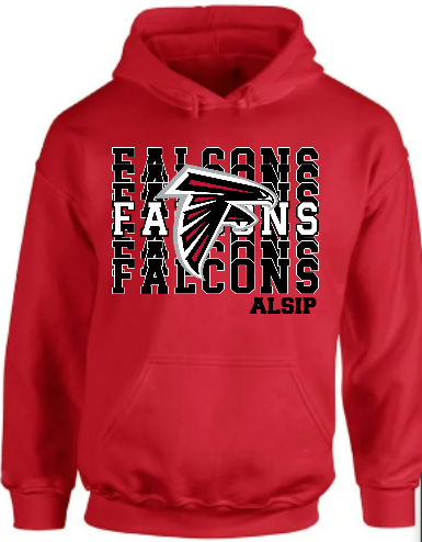 Falcons Effect with Logo Hoodie