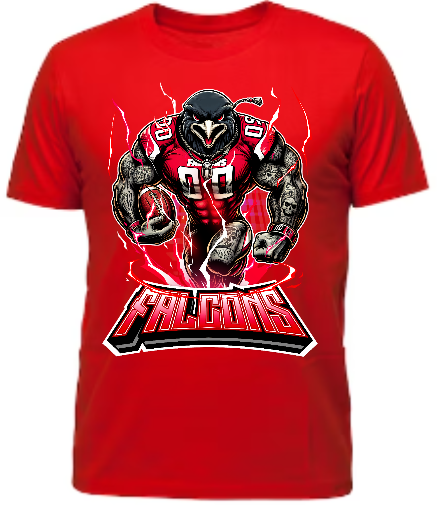 Falcons Black Bird T-Shirt