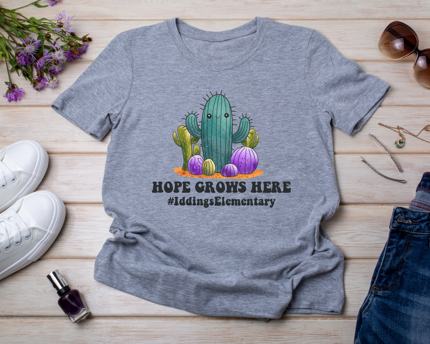 HOPE GROWS HERE IDDINGS CACTUS