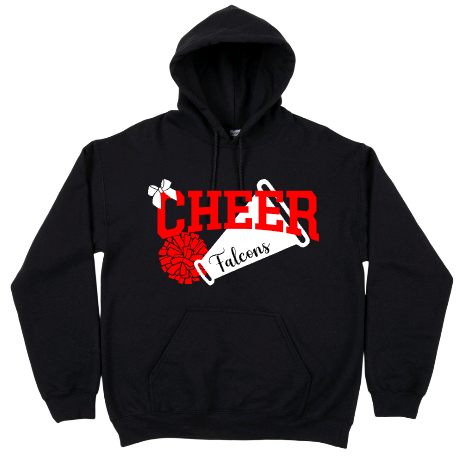 Alsip Falcons Cheer Megaphone Hoodie