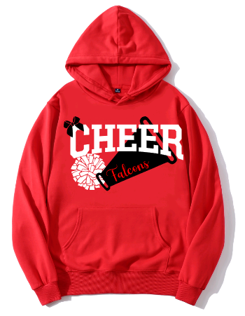 Alsip Falcons Cheer Megaphone Hoodie