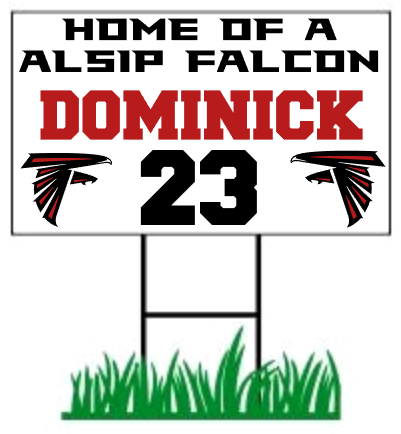 Football Yard signs