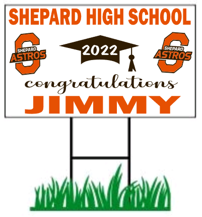 Graduation Yard sign Design 3