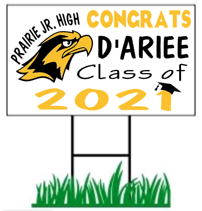 Graduation Yard sign