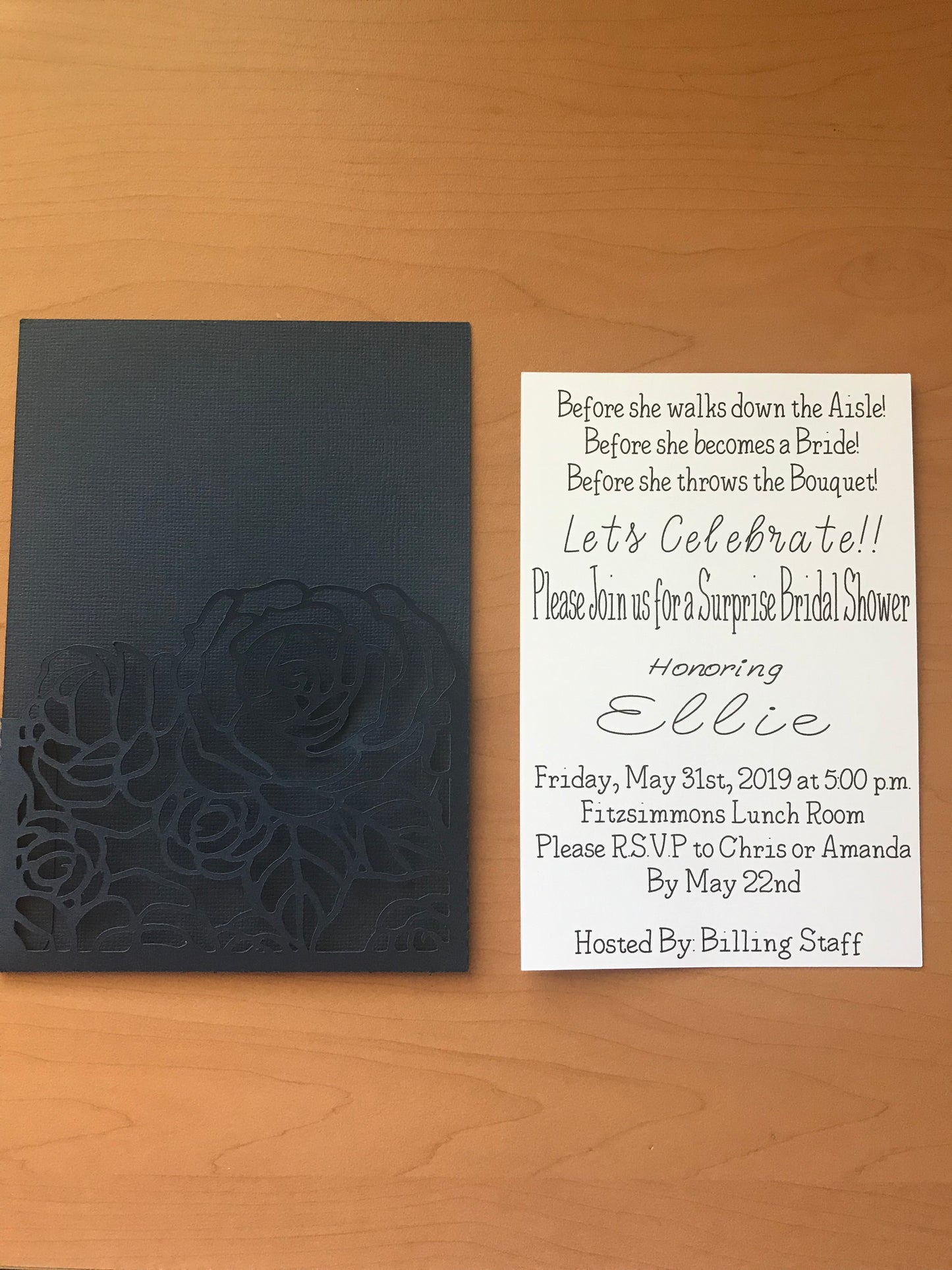 Bridal shower invitations